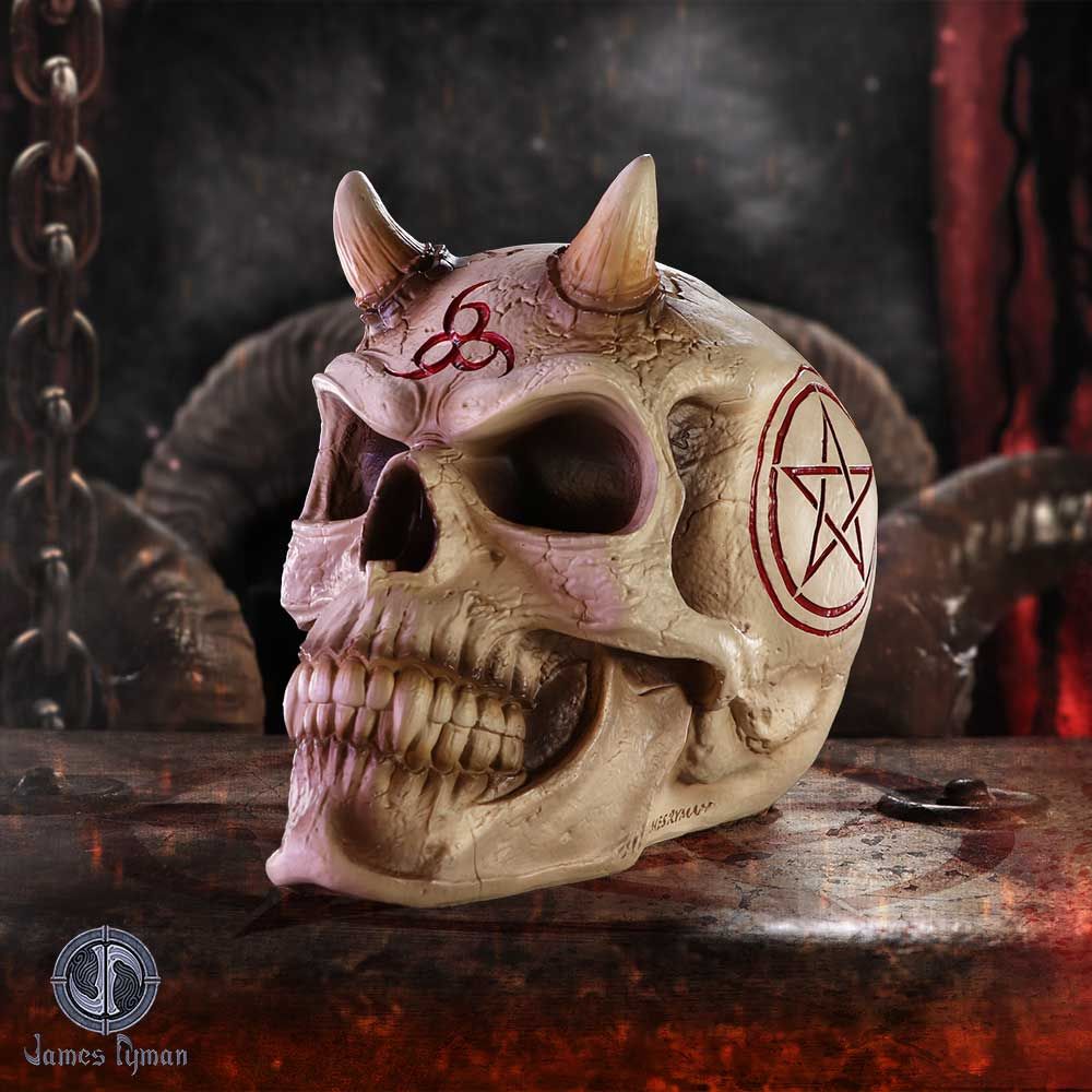 Nemesis Now 666 James Ryman Skull
